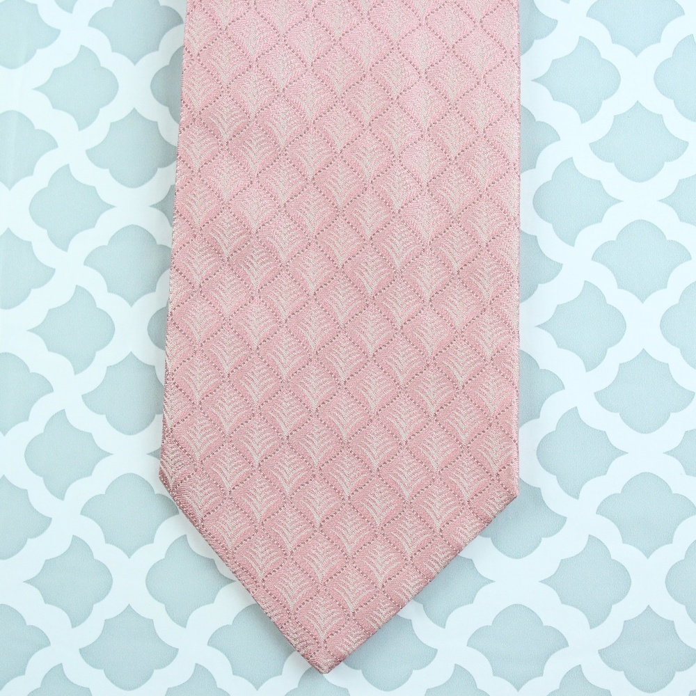 Salvatore Ferragamo Pink Silk Tie